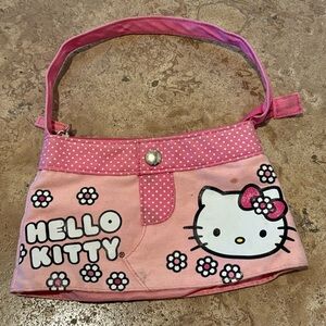 Hello Kitty Pink Graphic Mini Bag 5 1/2”x9 1/2”